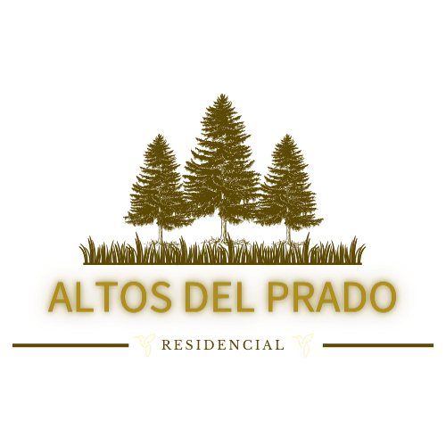 Logo de la clínica psiquiátrica Altos del Prado. Logo tranquilo y cálido.