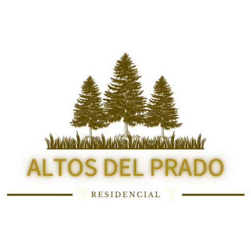 Logo de la clínica psiquiátrica Altos del Prado. Logo tranquilo y cálido.